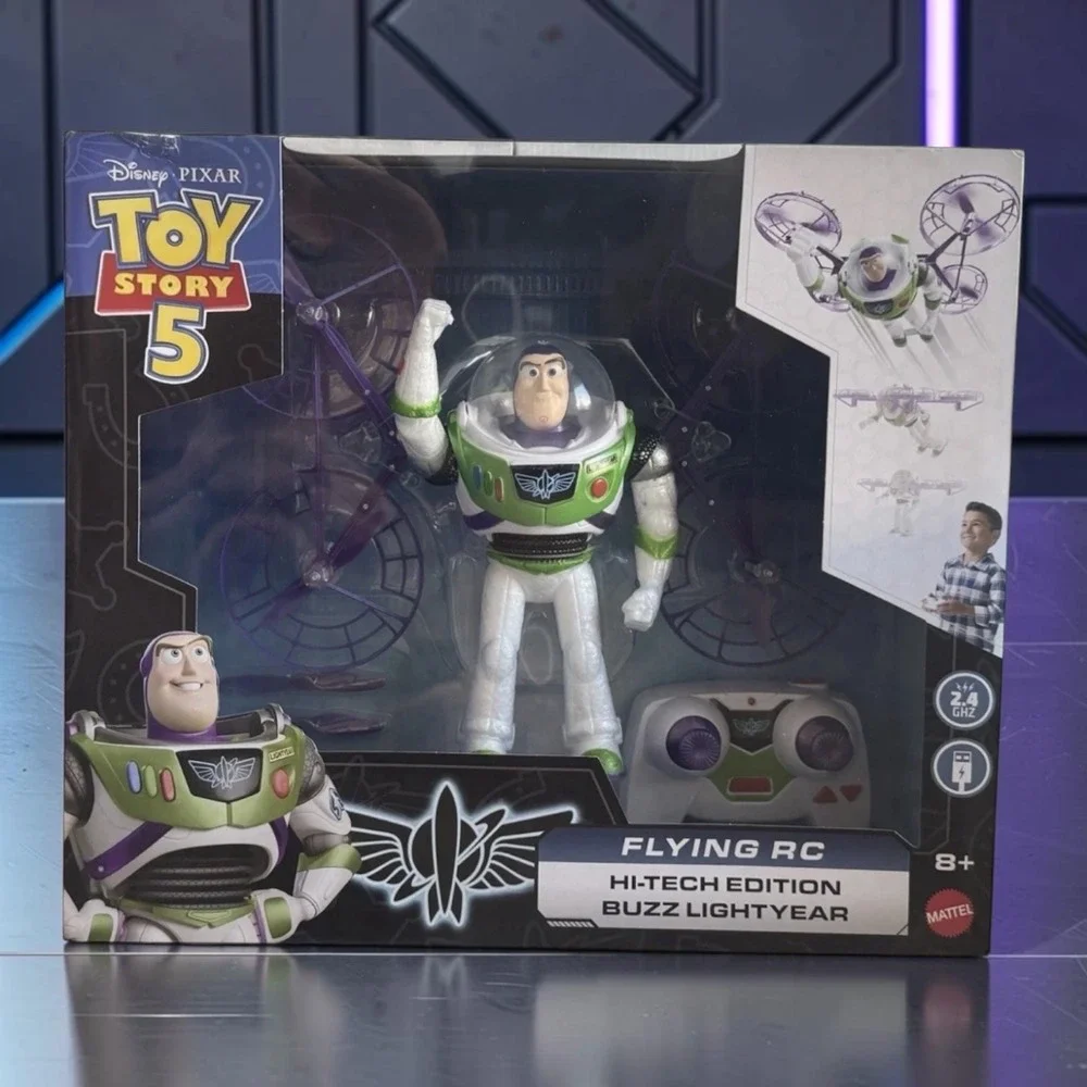 Disney Toy Story 5 Buzz Lightyear Flying RC Hi-Tech Edition Remote Control Toy